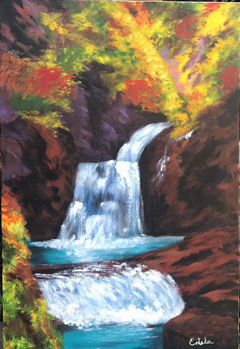 Cachoeira - 60 x 40 cm - AST